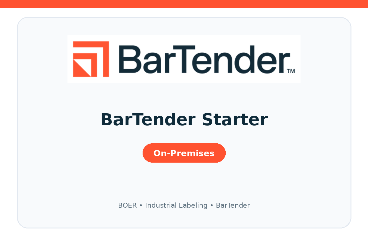 BarTender Starter