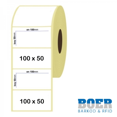 100mm x 50mm Termal Etiket