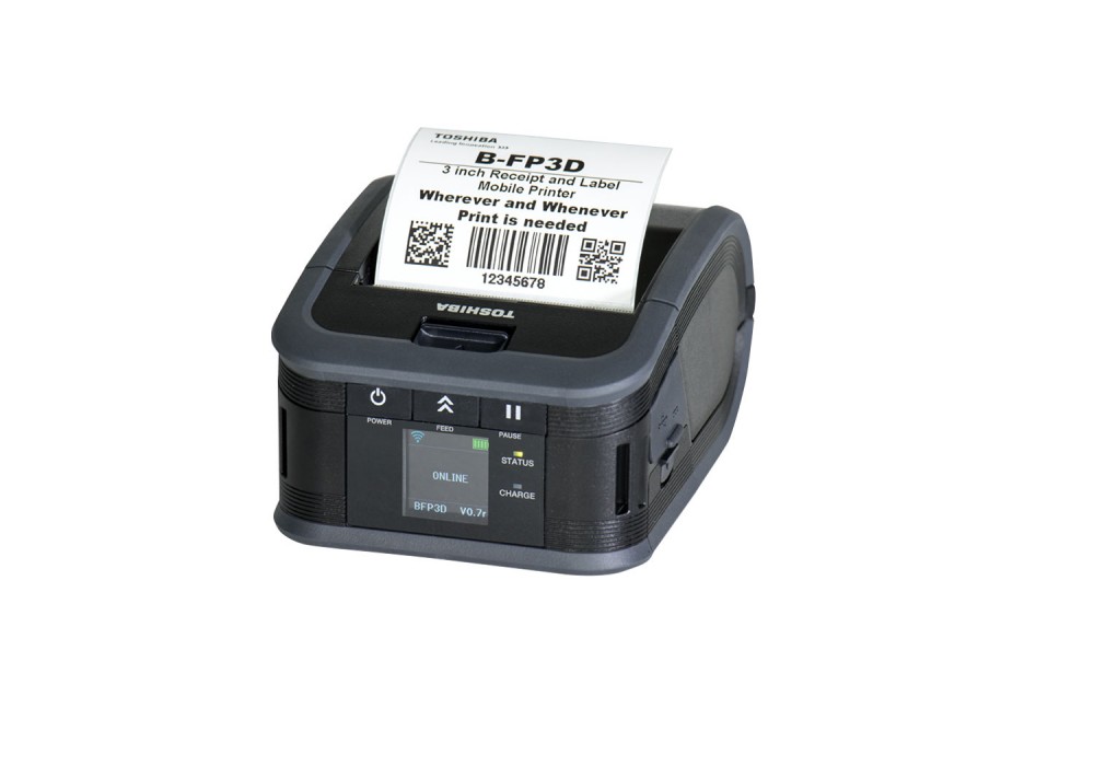 Toshiba B-FP3D Portable Barcode and Label printer