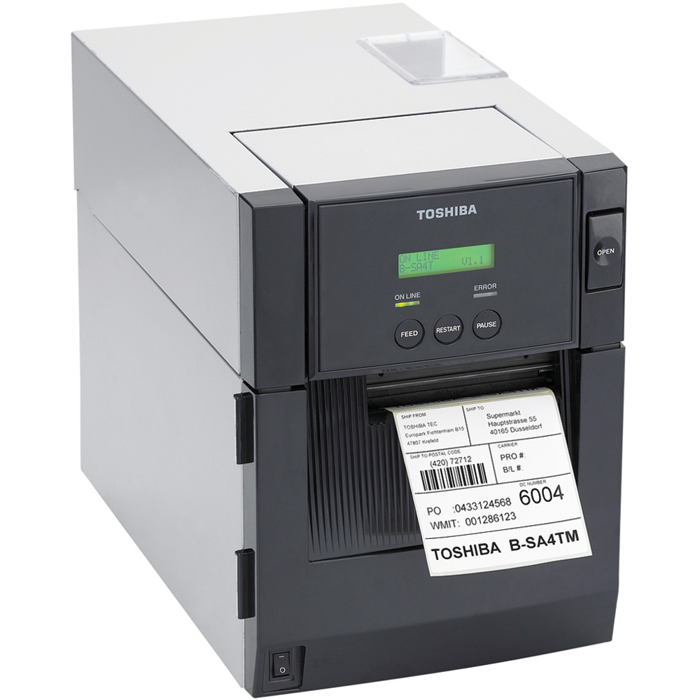 Toshiba B-SA4TM Barcode and Label Printer