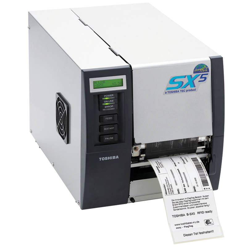 Toshiba B-SX5T Barcode and Label Printer