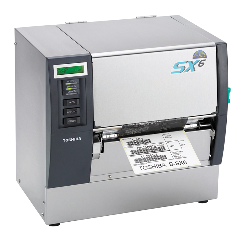 Toshiba B-SX6T Barcode and Label Printer